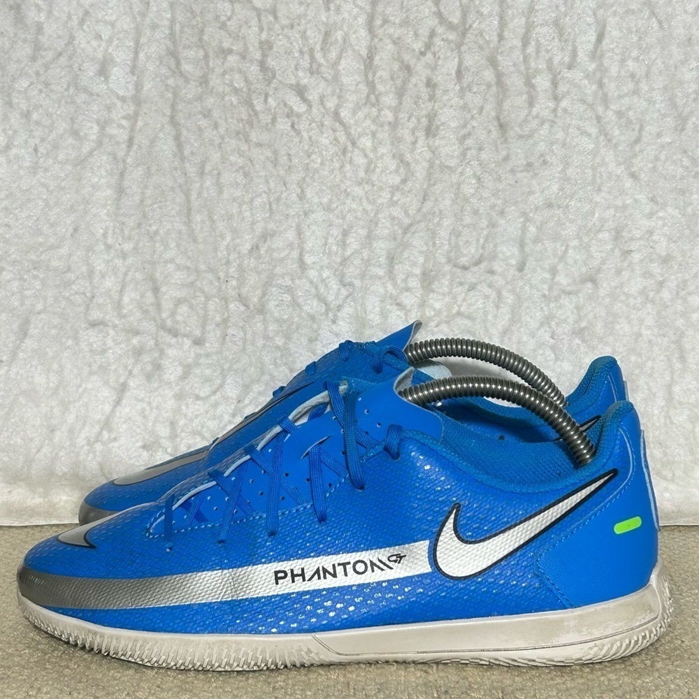 Nike Phantom GT Club IC Big Kids Blue Indoor Soccer Athletic Shoes SZ US 5.5 - Picture 2 of 11